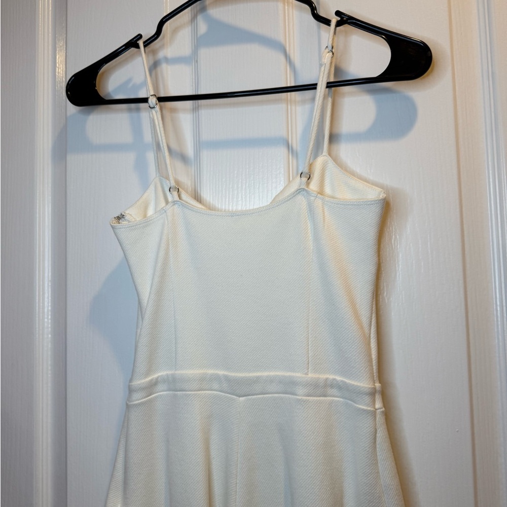 Free People Ivory/White Wide Leg Bustier Jumpsuit Size XS - Picture 8 of 9